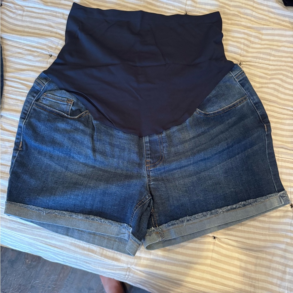 Time and Tru Maternity Jean Shorts